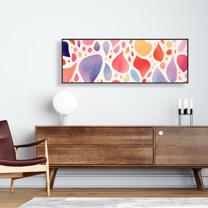 Splotches - 36"x36" Framed canvas