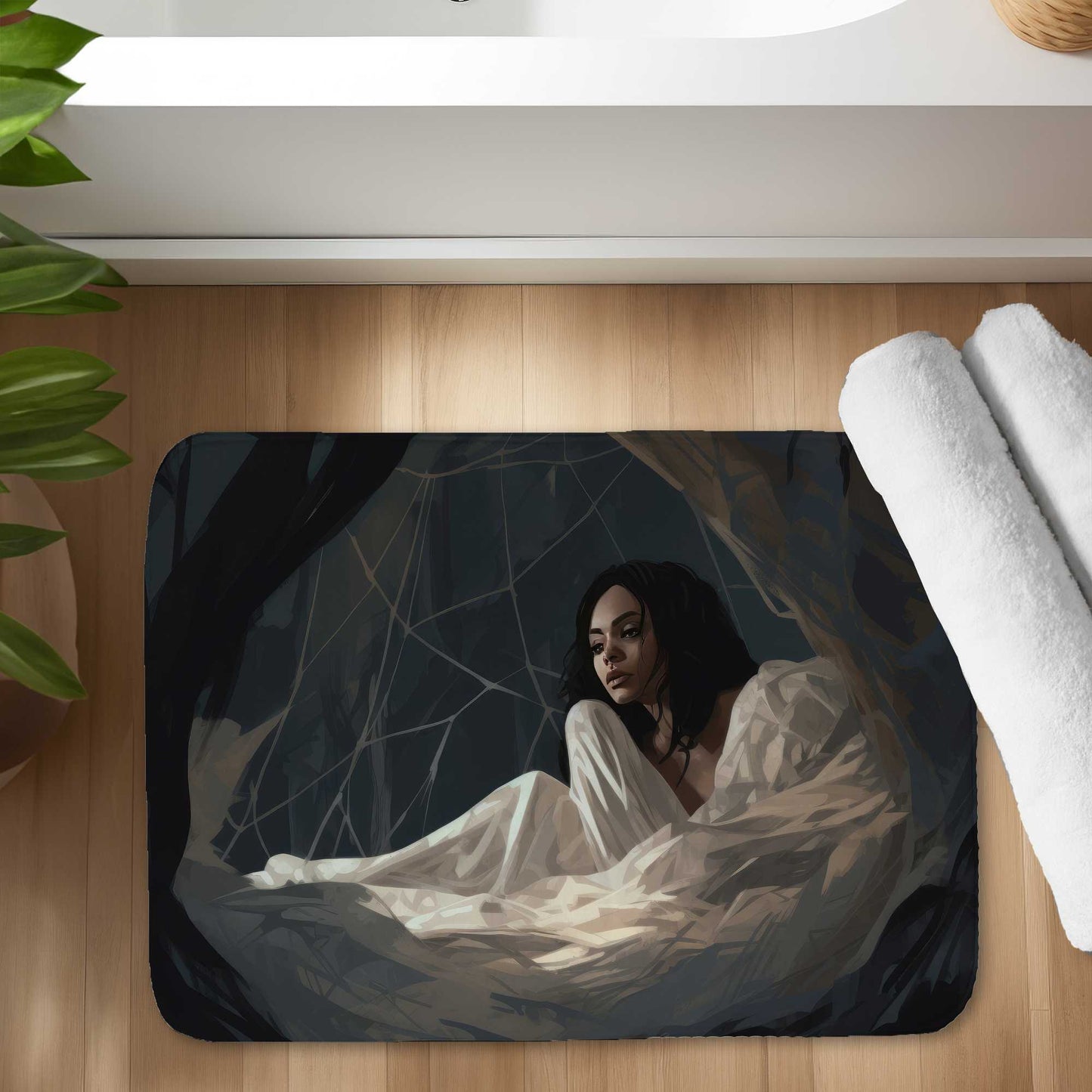Spider Princess Bath Mat | Stylish Home Decor Rug