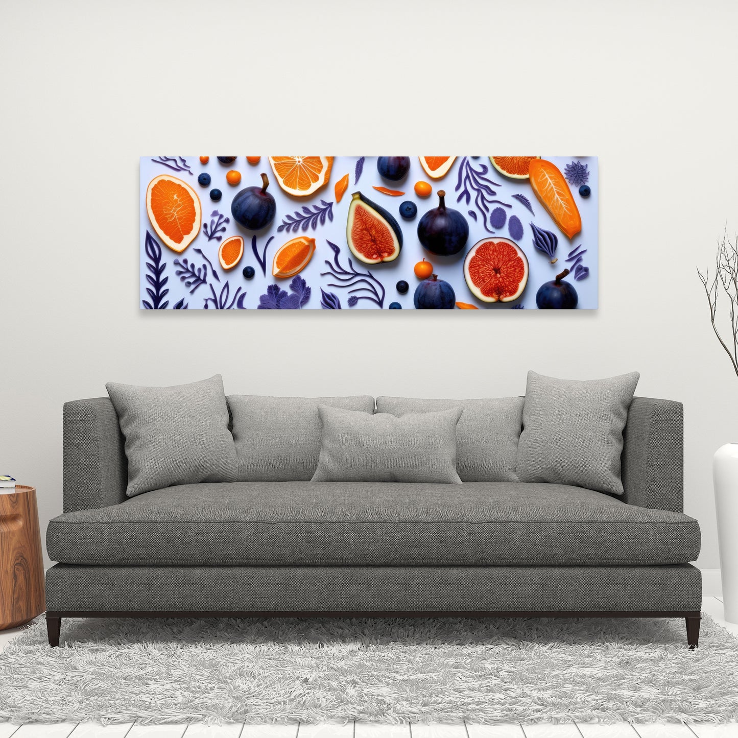 Fruity skins - 32"x32" Canvas