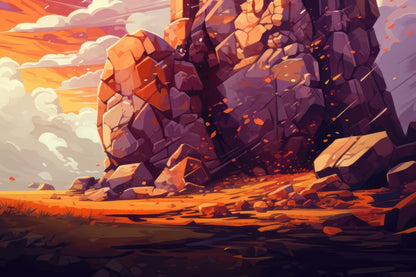 The Last Remains - Purple Outdoor Area Rug for Home Decor