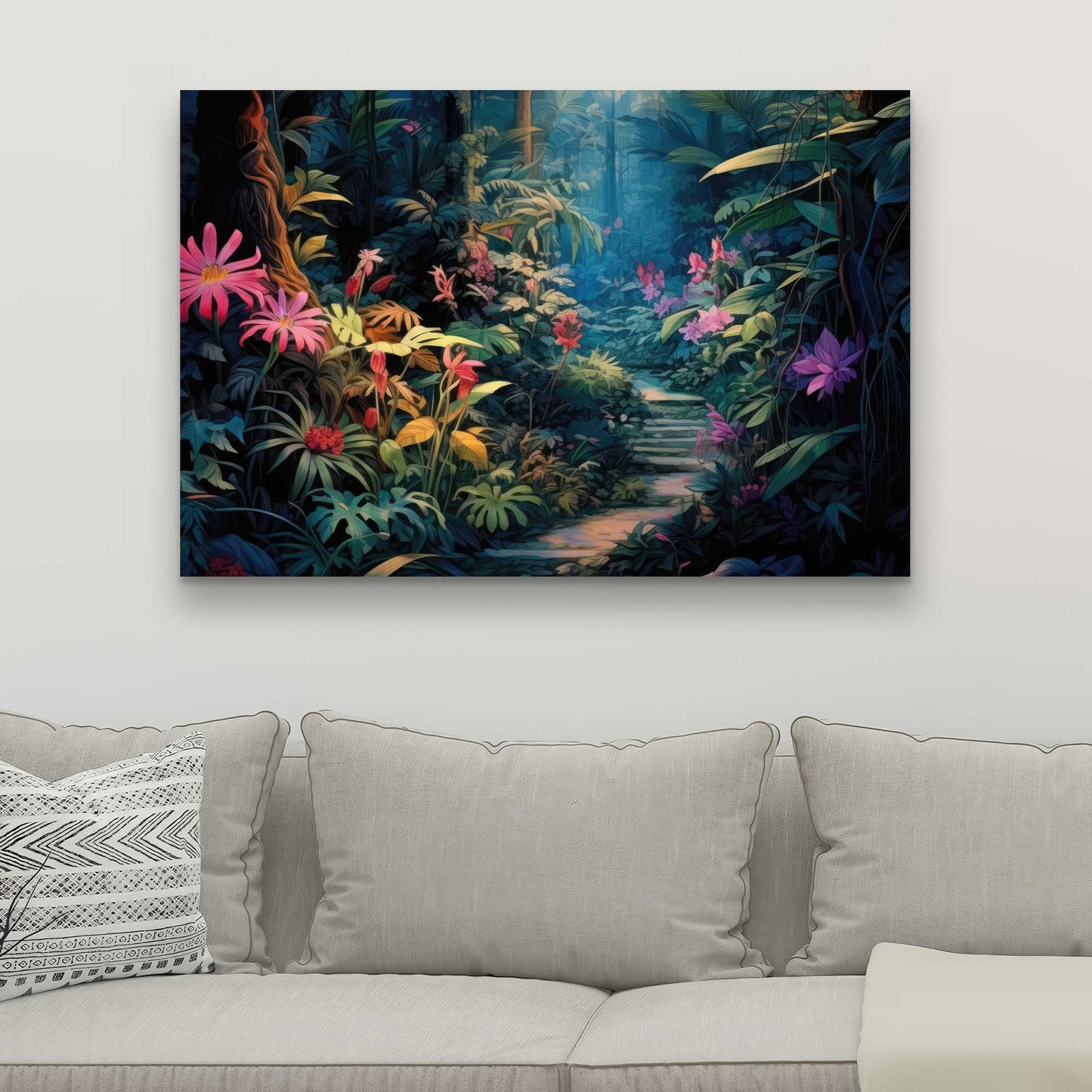 Against all odds - Purple Canvas for Home Decor | Unique Art