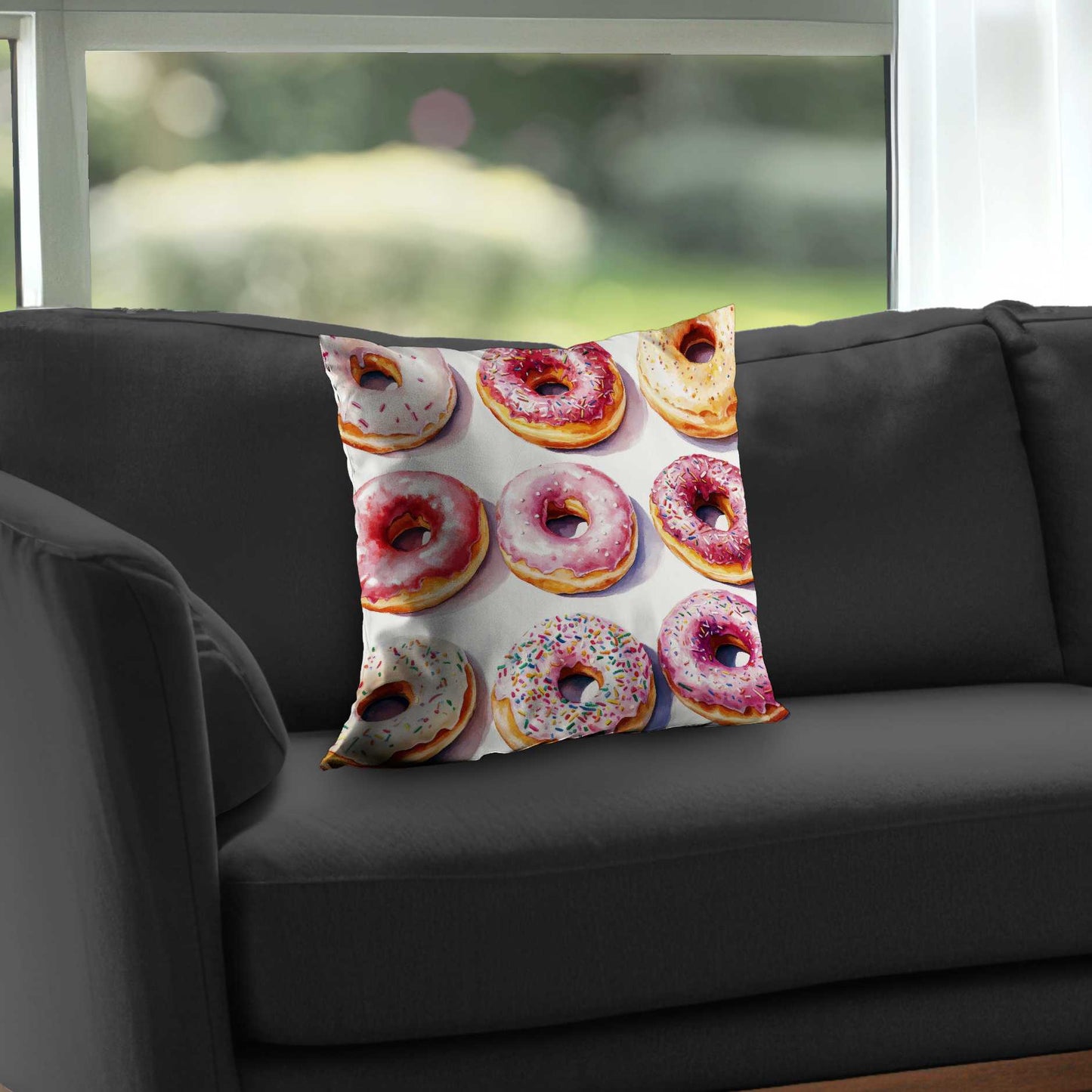 Yummy Poly Twill Throw Pillow - Stylish Home Decor Accent