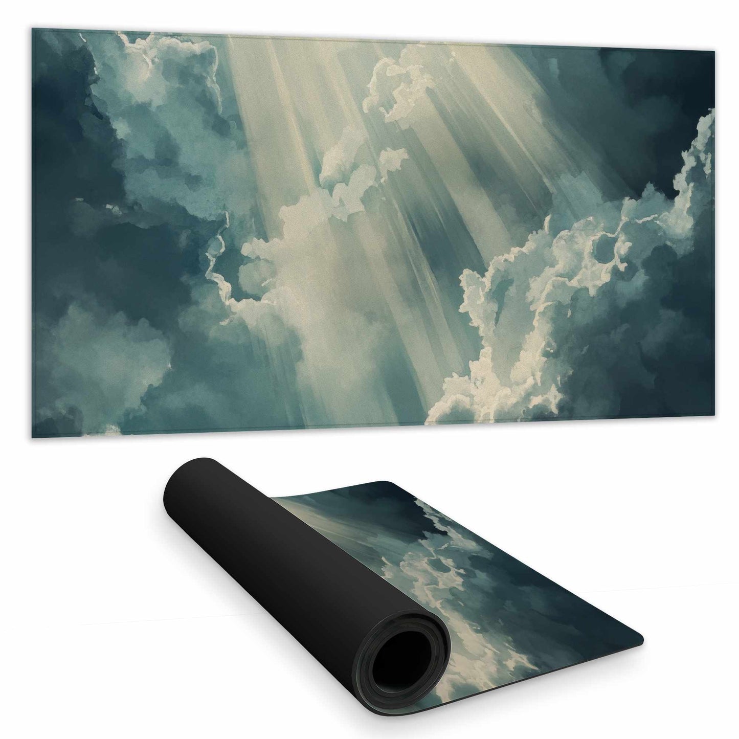 Beam of Light Desk Mat - Elegant Home Decor Desk Accessory