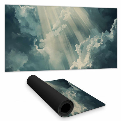 Beam of Light Desk Mat - Elegant Home Decor Desk Accessory