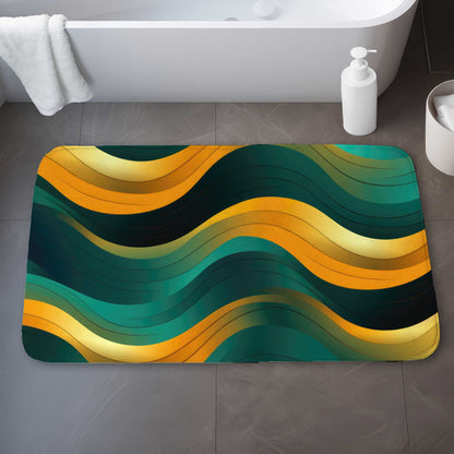 Voluptuous Black Bath Mat for Elegant Decor | Soft & Stylish