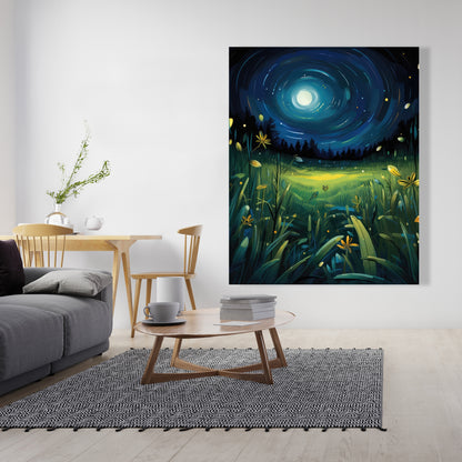 Between grass blades - 32"x32" Canvas