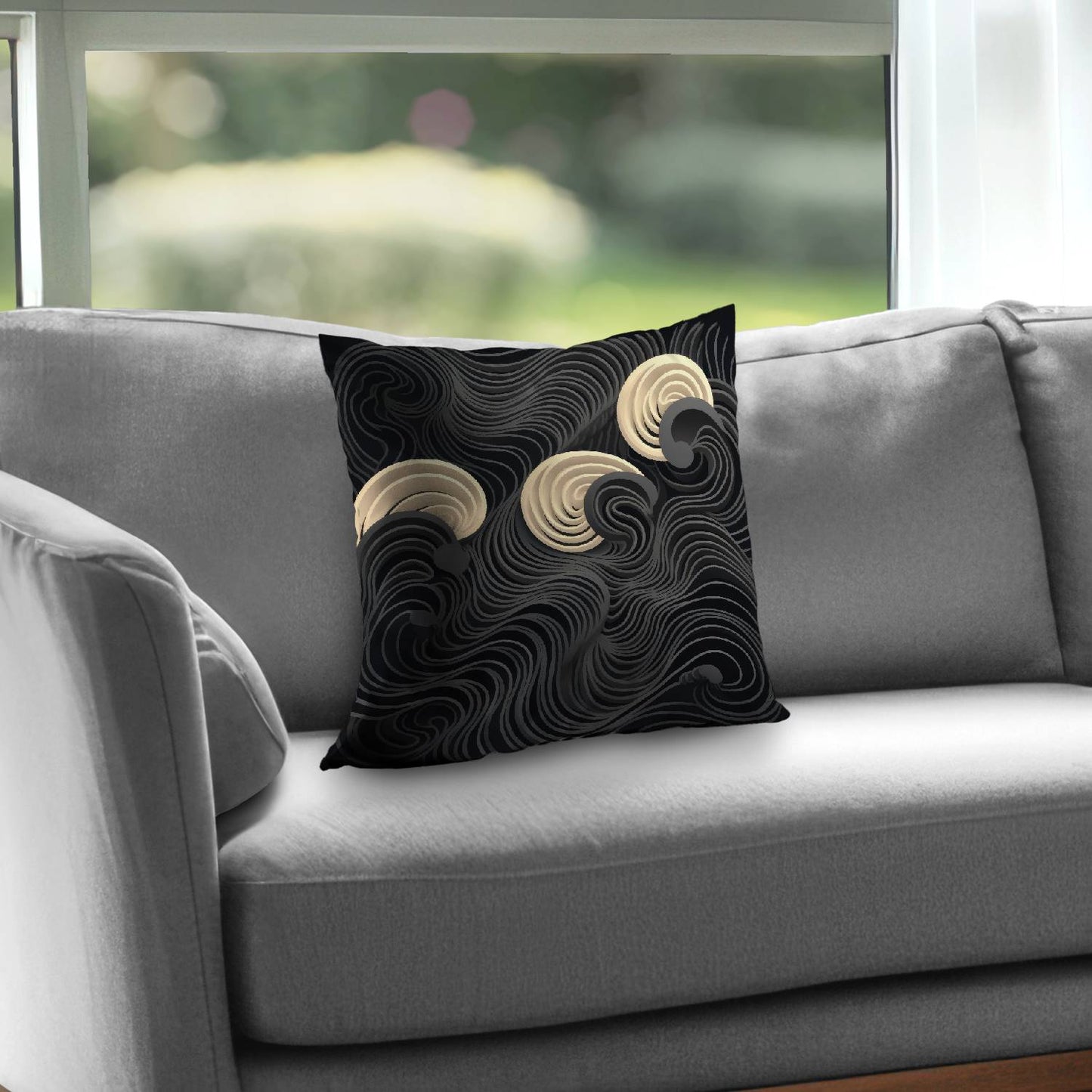 Layers - Throw pillow - Print on demand