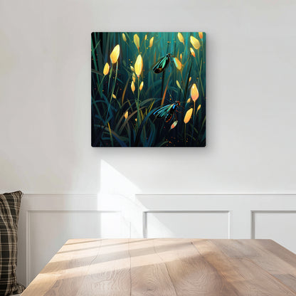 Appealing - Turquoise Metal Print for Home Decor Elegance