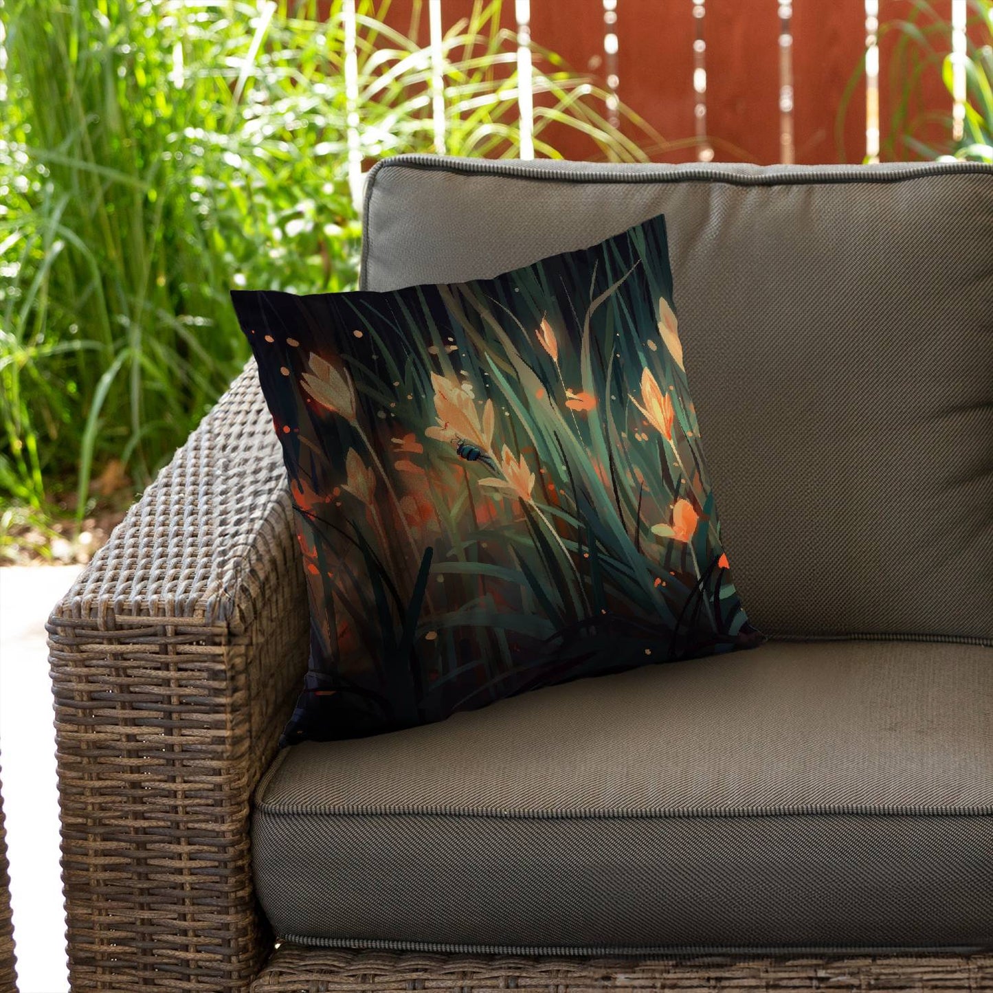 Magical pollen - Throw pillow - Print on demand