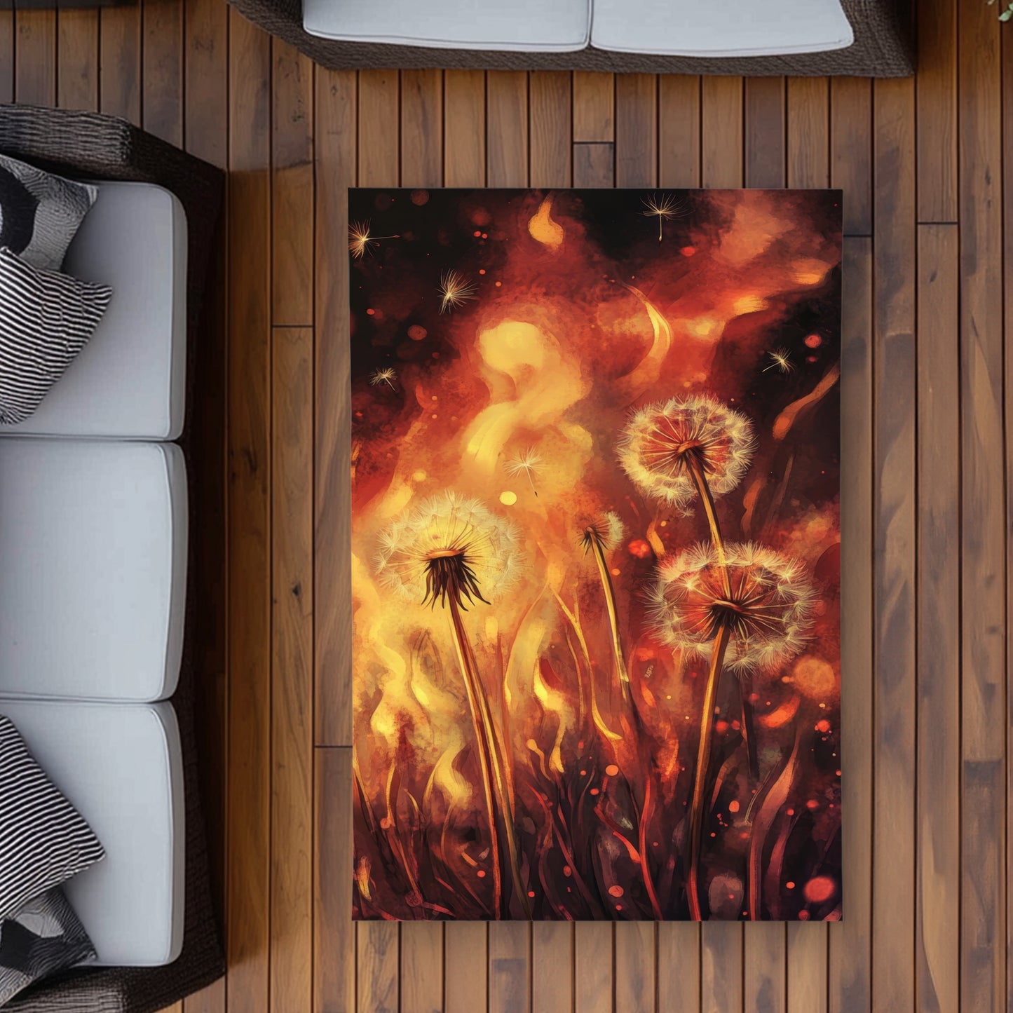 Tapis d'extérieur Dandy Fire - Solution élégante pour la décoration intérieure