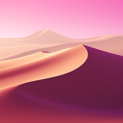 Calm dunes Purple Poly Twill Throw Pillow Insert | Decor