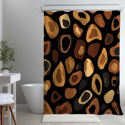 Rideau de douche Wild Earth Spots | Décoration intérieure élégante