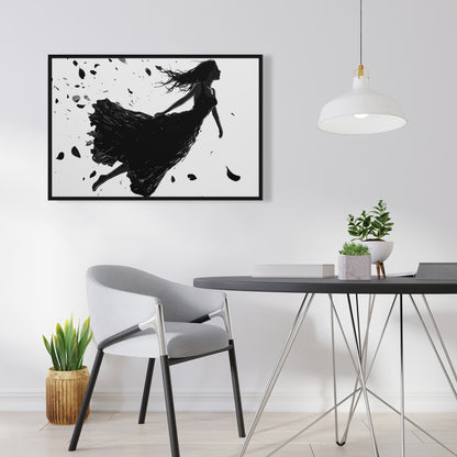 Floating - 24"x24" Framed canvas
