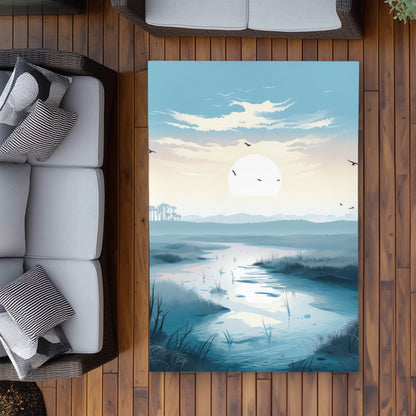 The Marsh Beige Outdoor Area Rug | Home Decor Essential