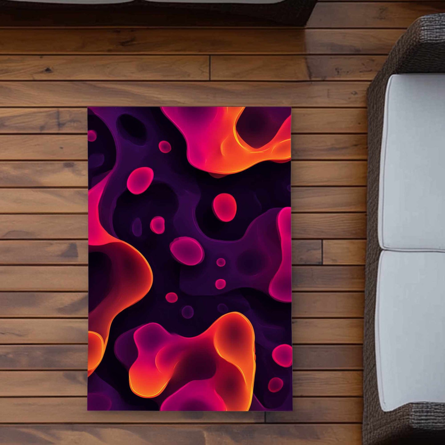 Tapis d'extérieur Luminous Flow Veins | Accessoire de décoration intérieure