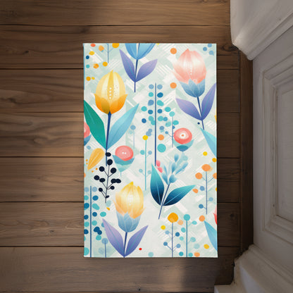 Calming Scents Orange Indoor Outdoor Door Mat | Home Decor