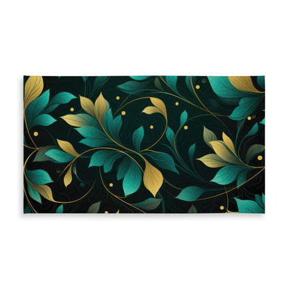 Twirling Twigs Tablecloth - Green Indoor Outdoor Home Decor