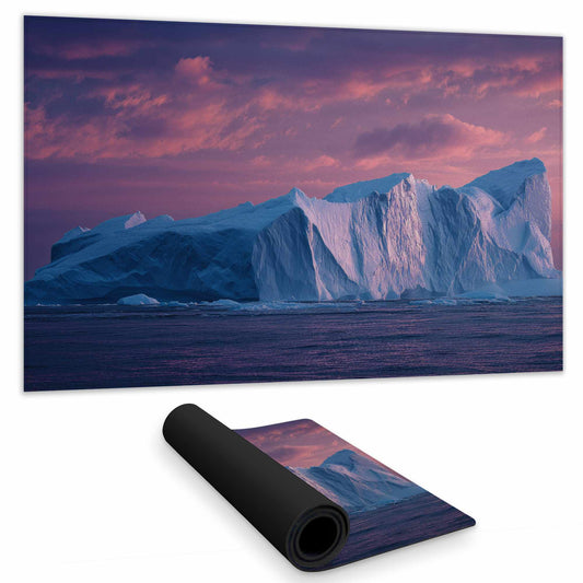 Iceberg at Dusk Gaming Mat | Stylish Home Decor for Gamers