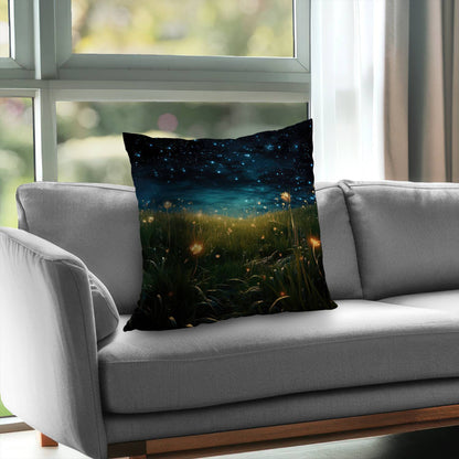 Coussin décoratif en sergé polyester « Ciel nocturne » | Accessoire de décoration intérieure