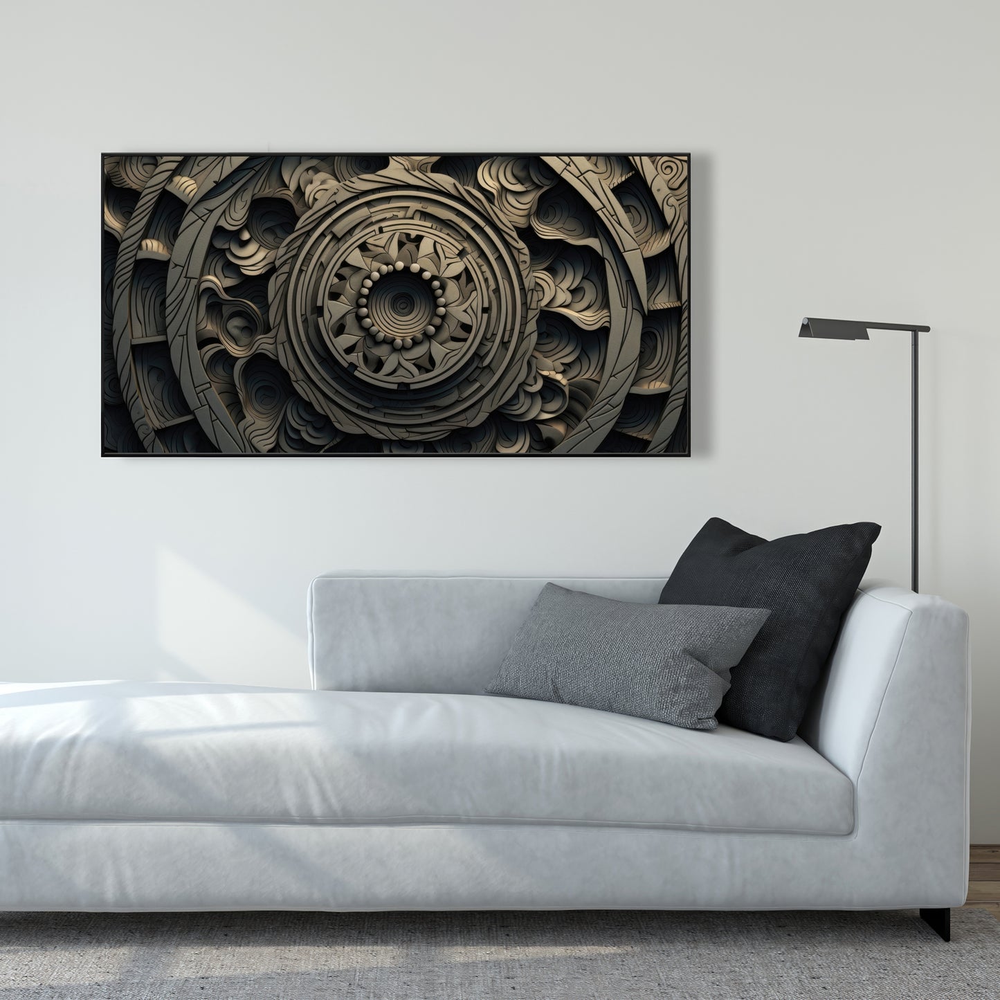 Cycles - 36"x36" Framed canvas