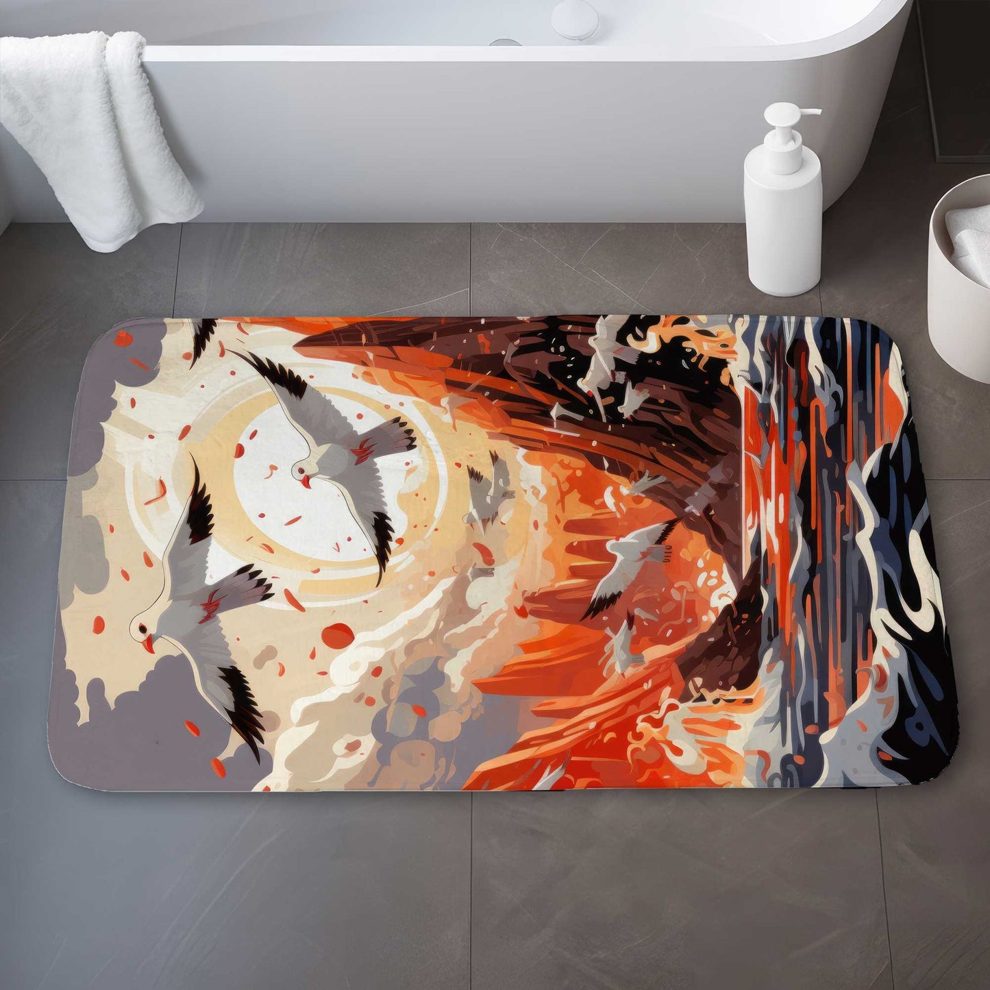 The Escape Bath Mat - Stylish Home Decor, Soft & Durable