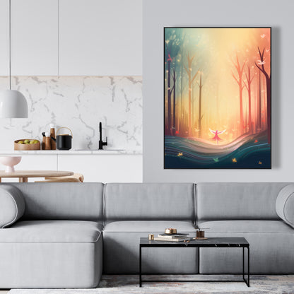Enchanted - 36"x36" Framed canvas
