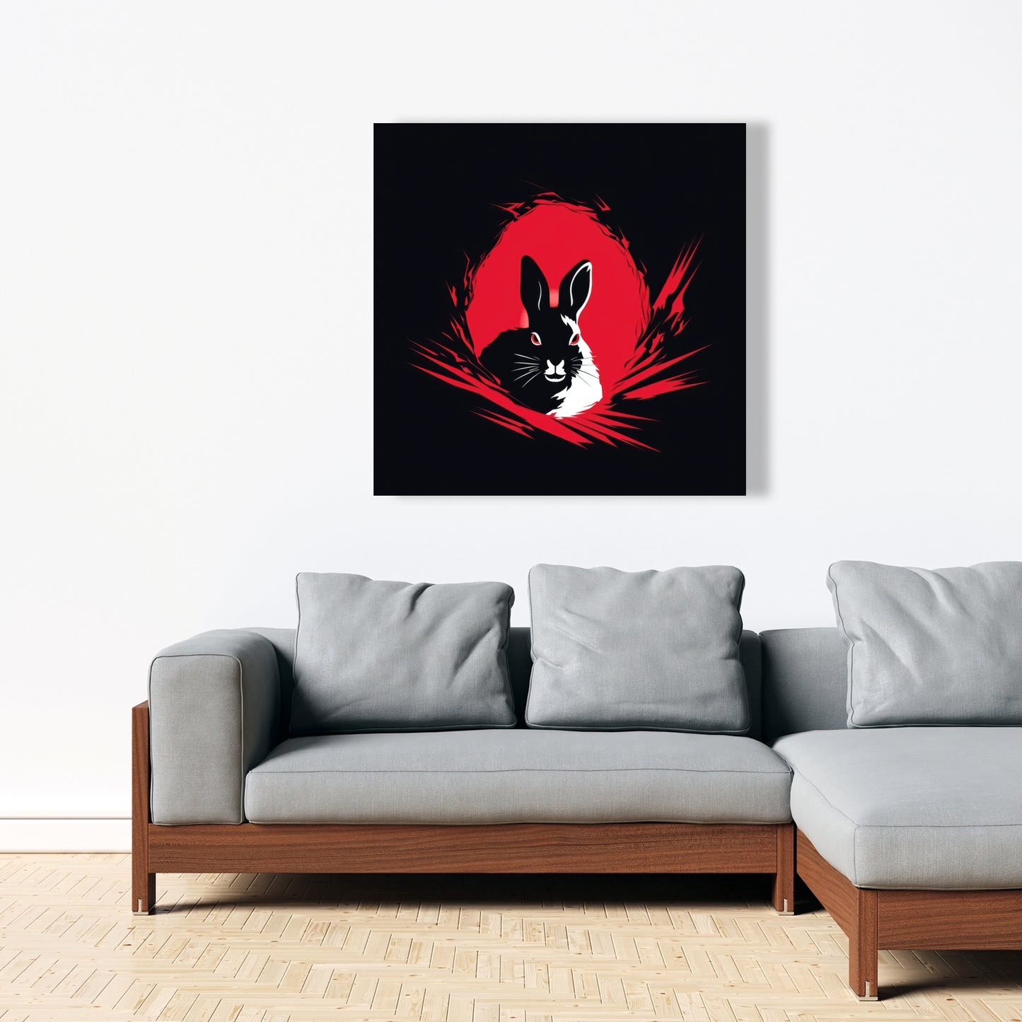 Bad Intentions - White Canvas Art for Home Decor | Stylish Wall Decor