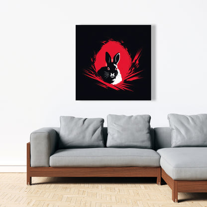 Bad Intentions - White Canvas Art for Home Decor | Stylish Wall Decor