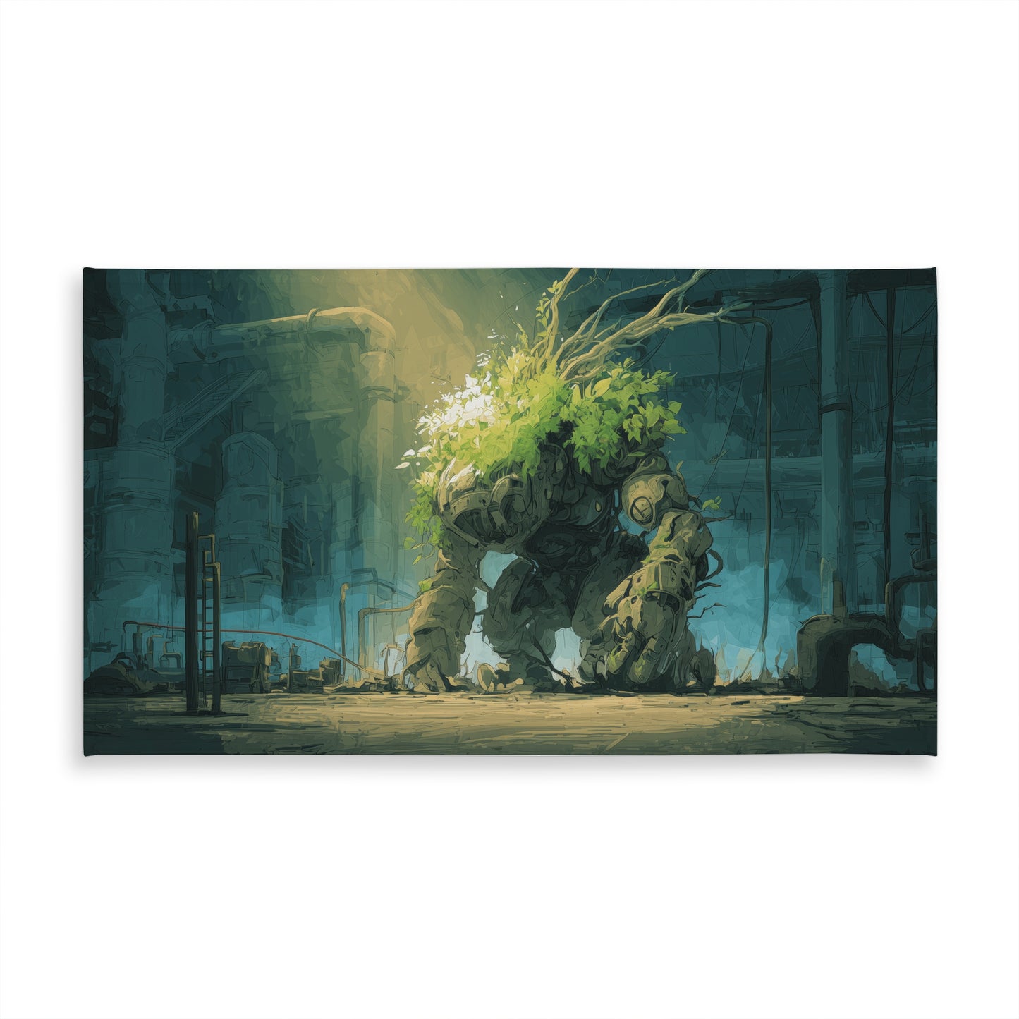 The Golem - Turquoise Indoor/Outdoor Tablecloth