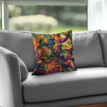Converge Poly Twill Throw Pillow - Stylish Home Decor Accent