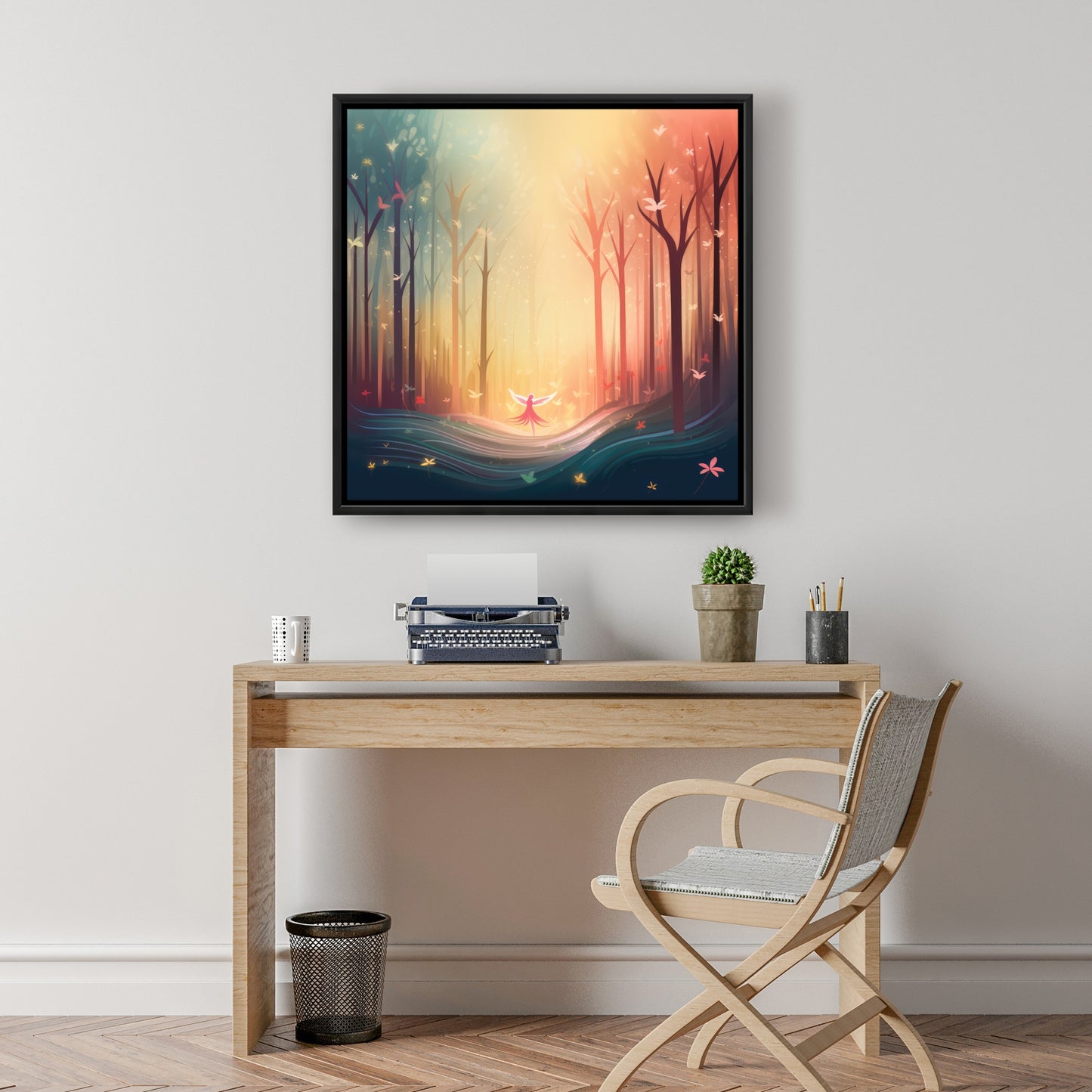 Enchanted - 36"x36" Framed canvas