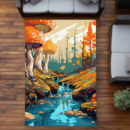 Wisdom Inbound Red Outdoor Area Rug | Home Decor Essentials