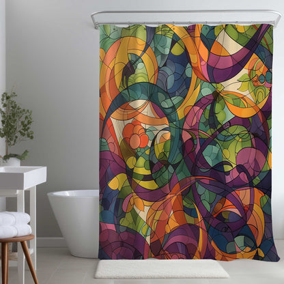 Converge rideau de douche | Décoration élégante pour salles de bain