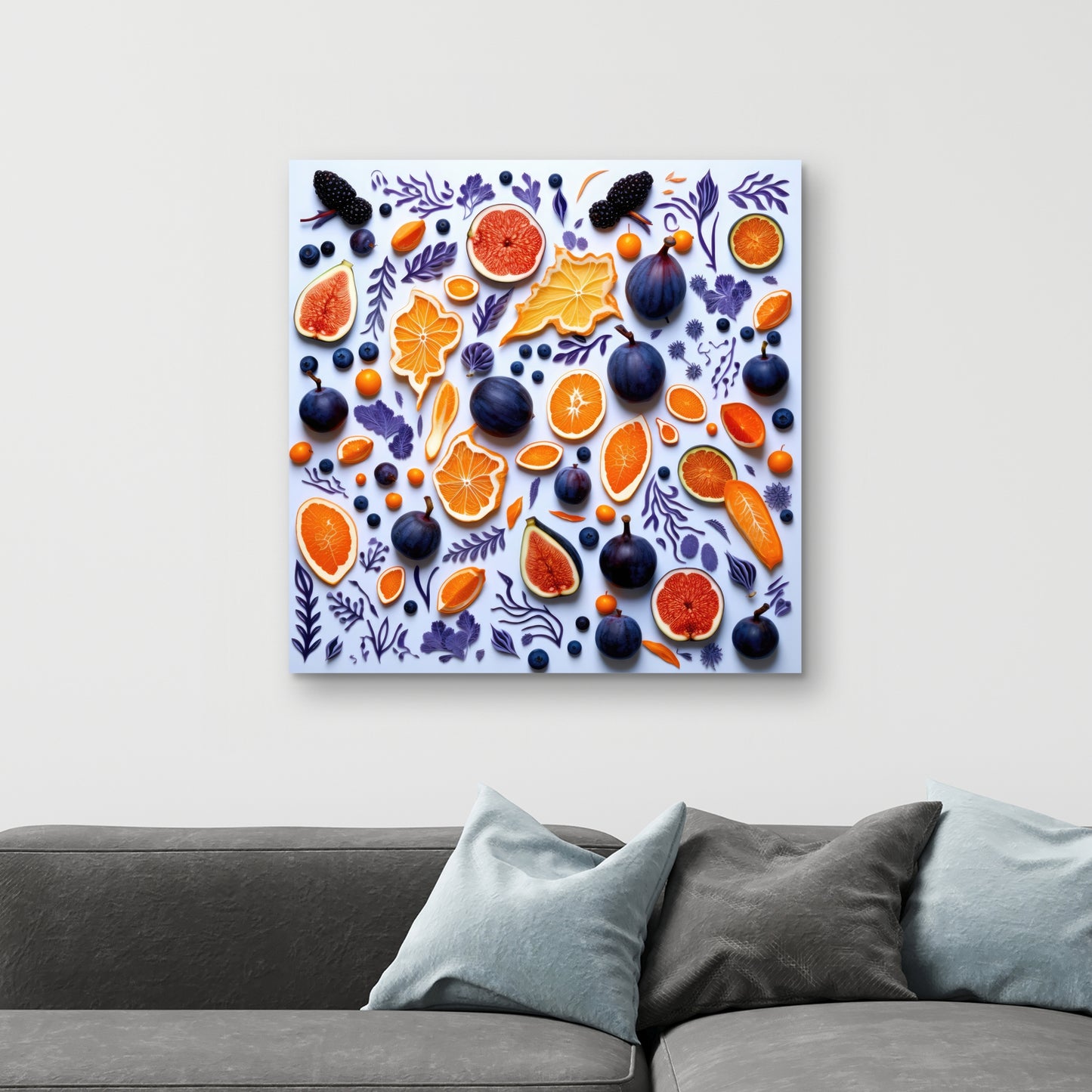 Fruity skins - 32"x32" Canvas