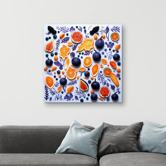Fruity skins - 32"x32" Canvas