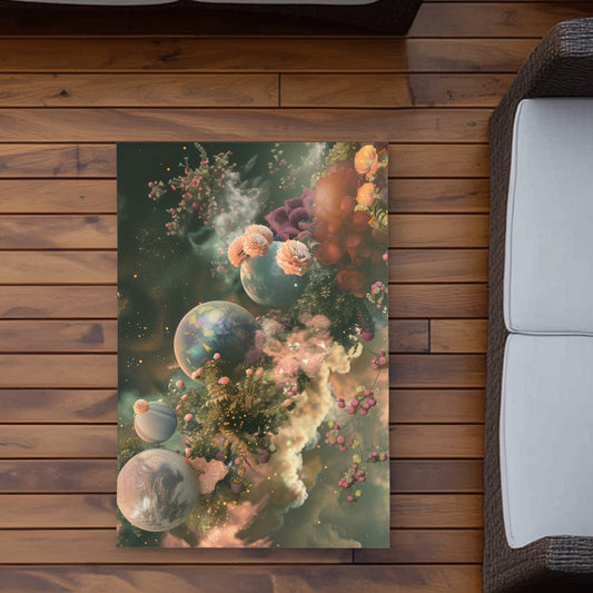 Bloom space Green Outdoor Area Rug for Home Decor | Stylish