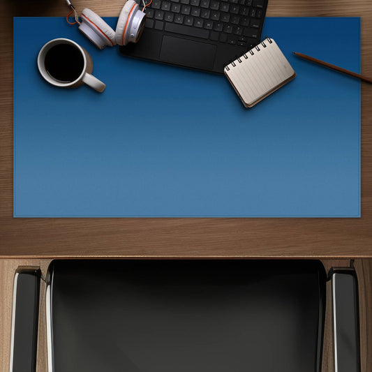 Dark Blue Gradient Gaming Mat - Stylish Home Decor Accessory