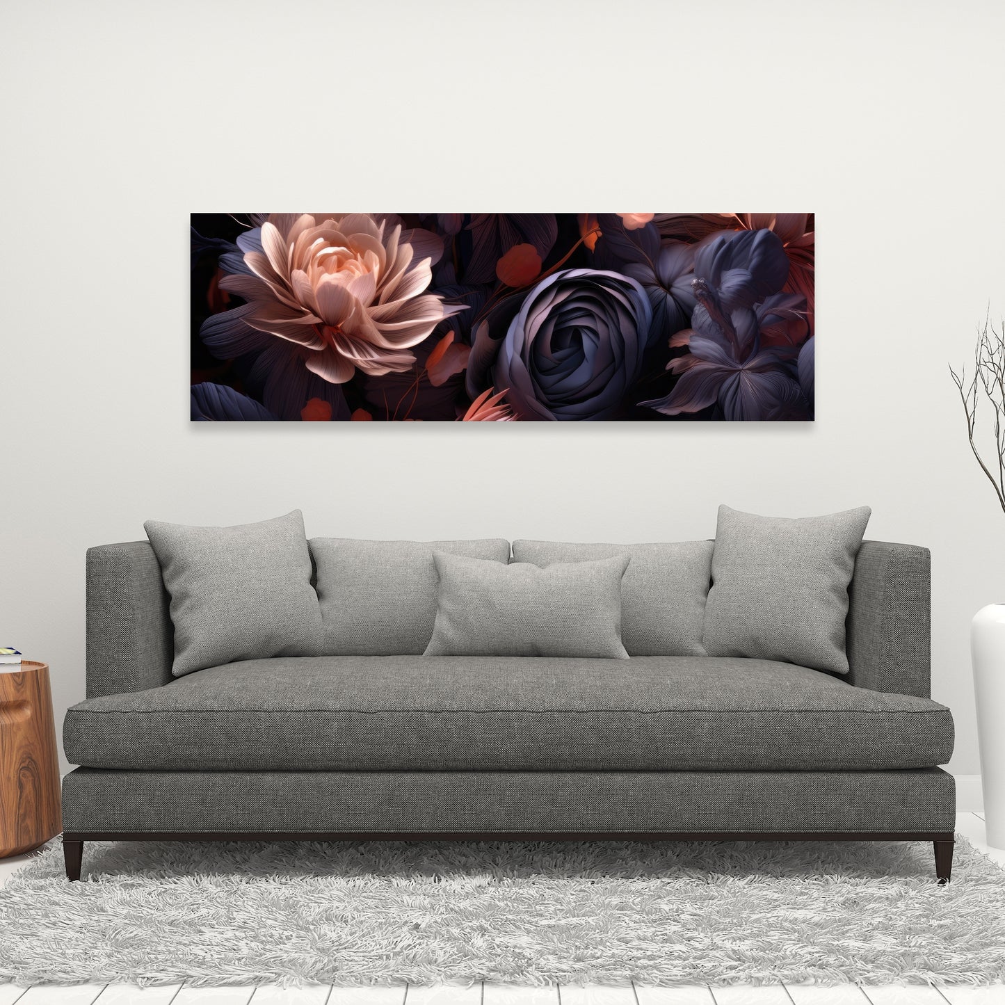 Sublime Light - White Canvas Art for Elegant Home Decor