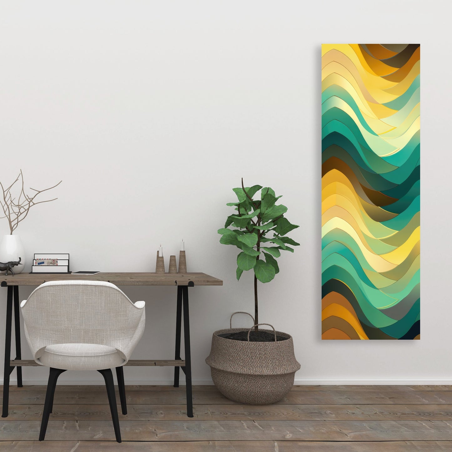 Jagged luxury - 32"x32" Canvas