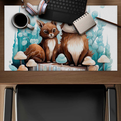 Two pals White Desk Mat - Stylish Home Decor Accessory