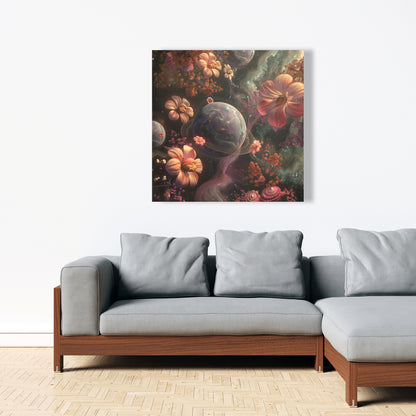 Flower space - 32"x32" Canvas