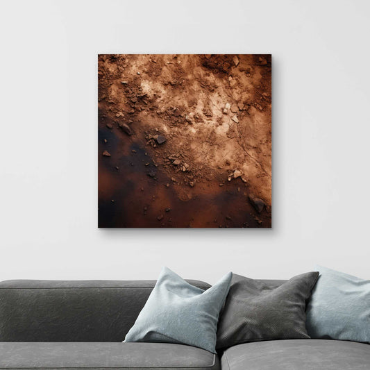 The Dark Patch - Black Canvas Art | Modern Style