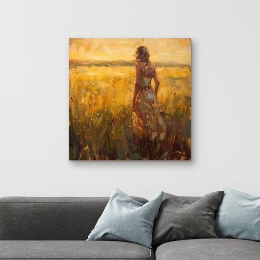 Exploring - 32"x32" Canvas