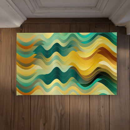 Rich by Design Yellow Indoor Outdoor Door Mat - Home Decor