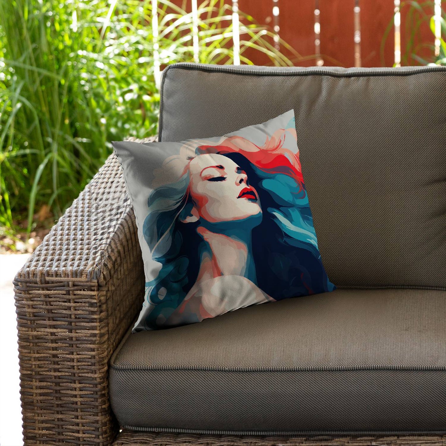 Beauty at its purest - Throw pillow - Print on demand