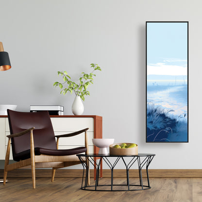 Cold swamp - 36"x36" Framed canvas