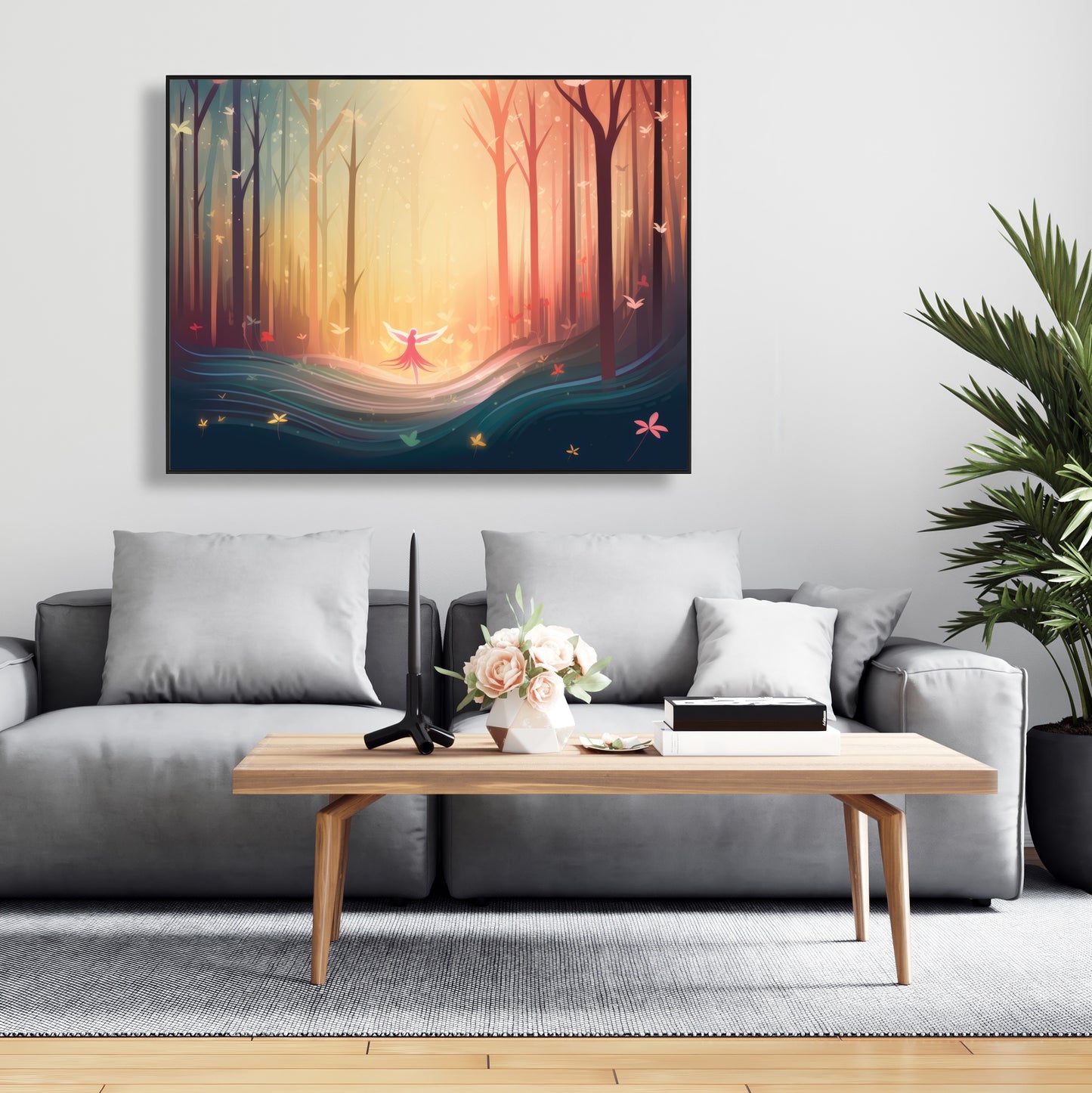 Enchanted - 36"x36" Framed canvas