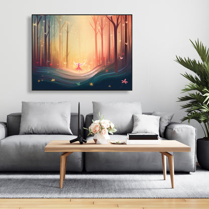 Enchanted - 36"x36" Framed canvas