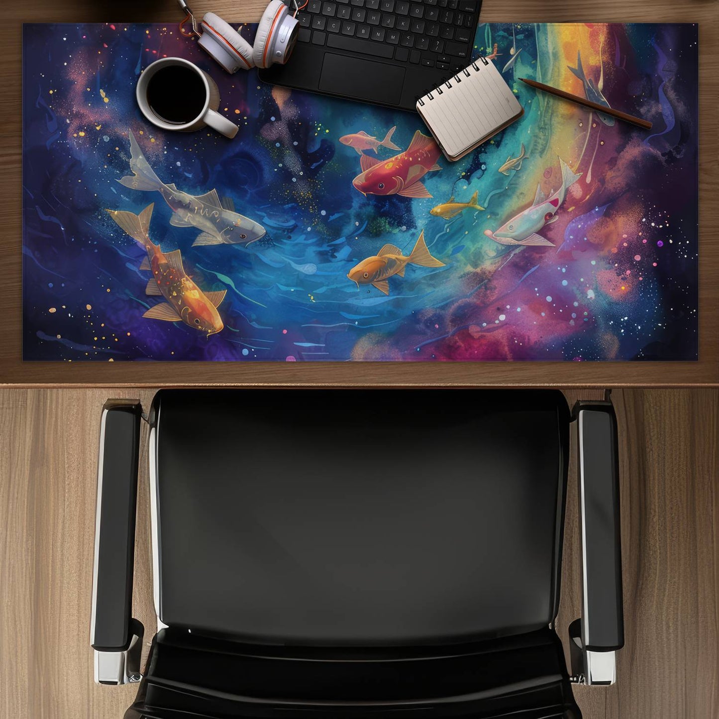 Milky wave - Desk Mat