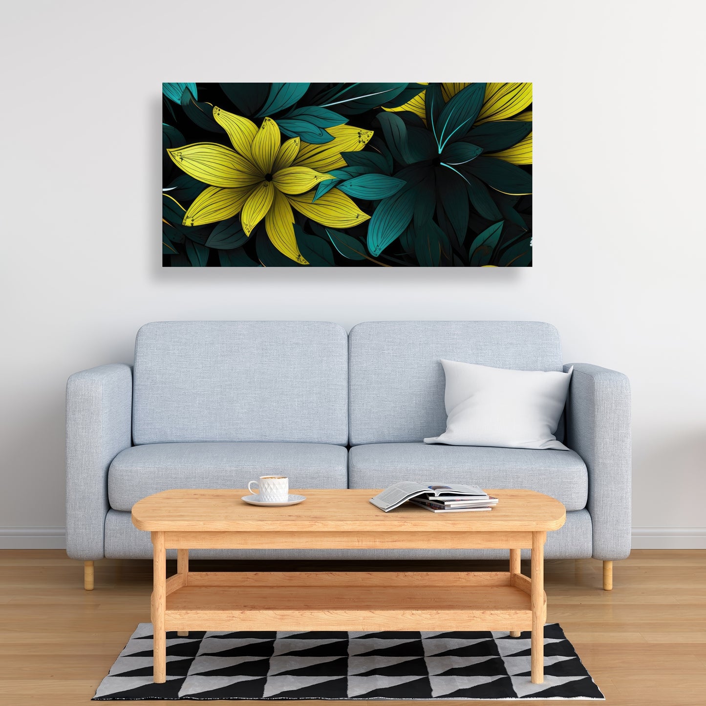 Potent - Yellow Canvas Art for Stylish Home Decor